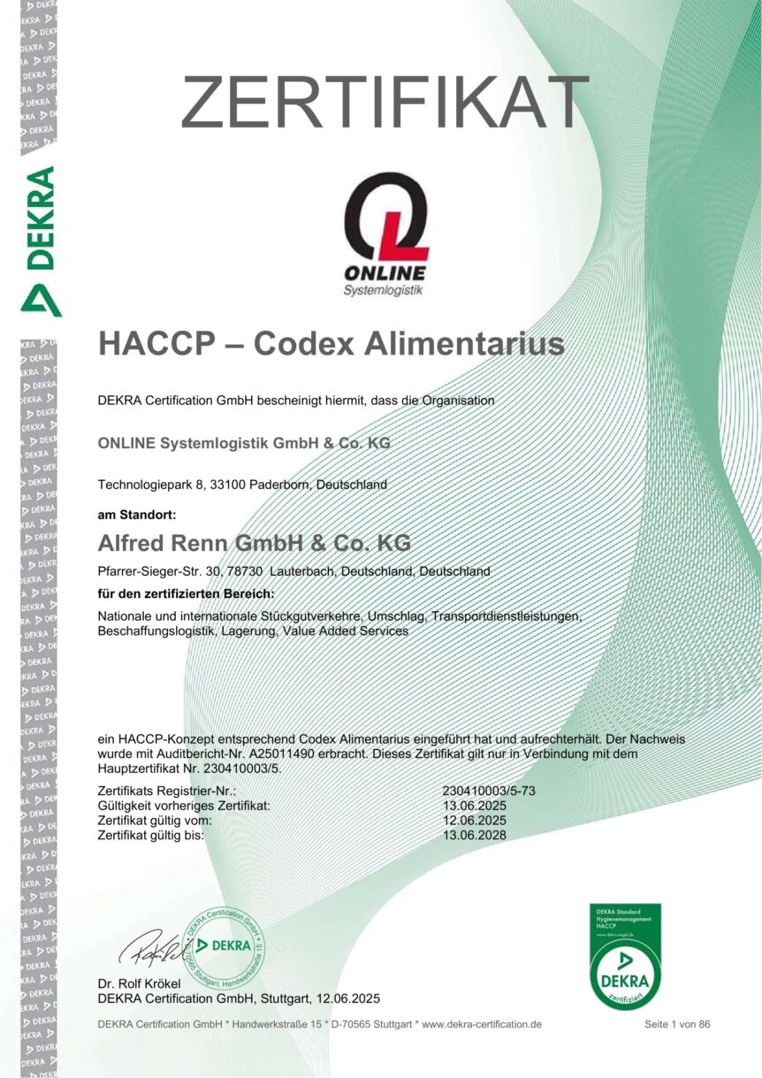 HACCP Alfred Renn GmbH & Co. KG _Lauterbach